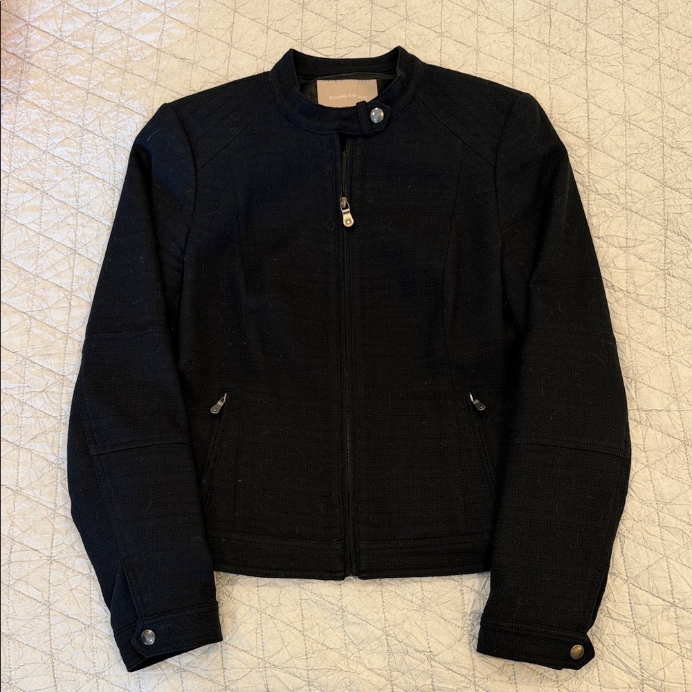 Banana Republic Dark Bomber Jacket